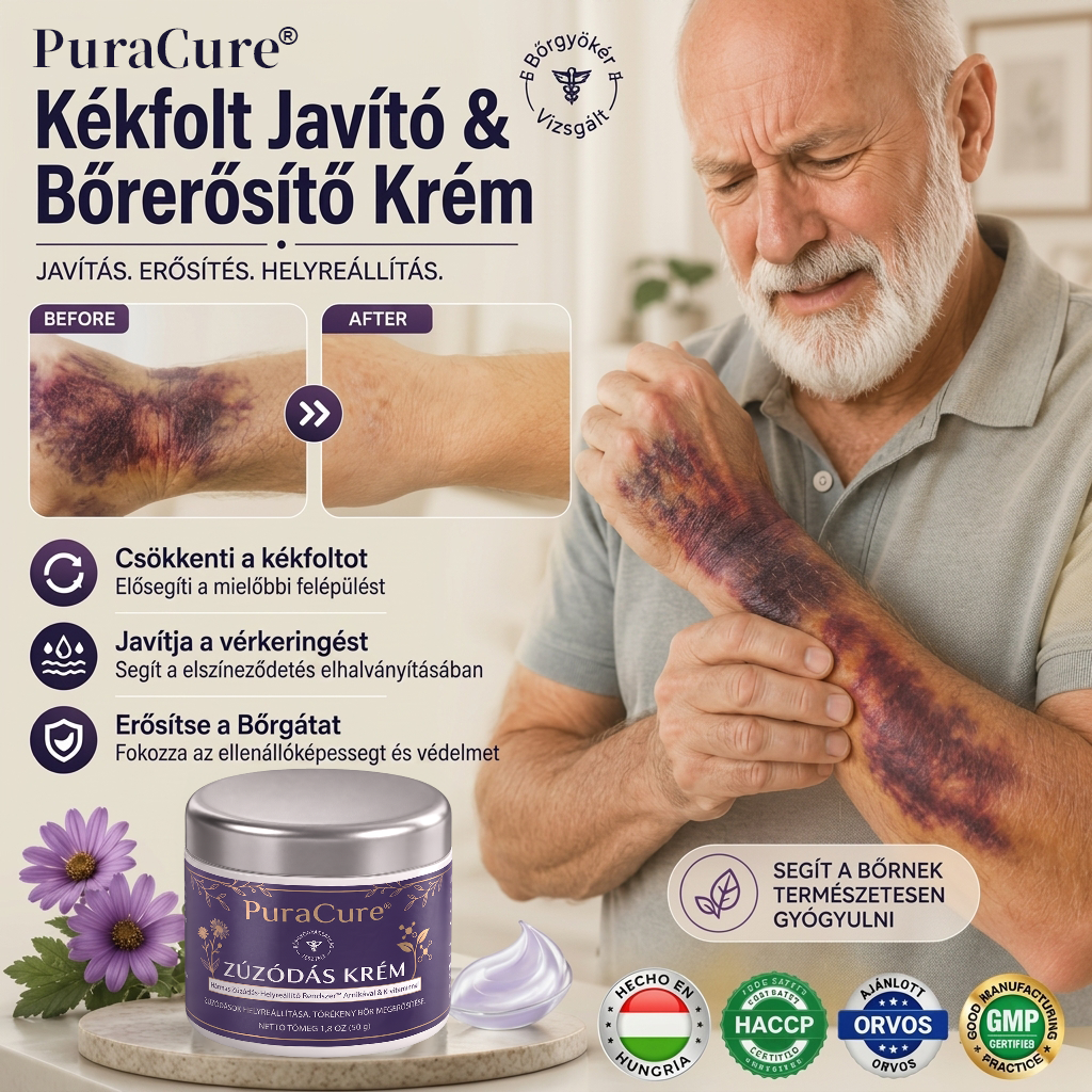 👉100K+ ELADVA 💁♀️ – PuraCure® Zúzódásjavító és bőrerősítő krém