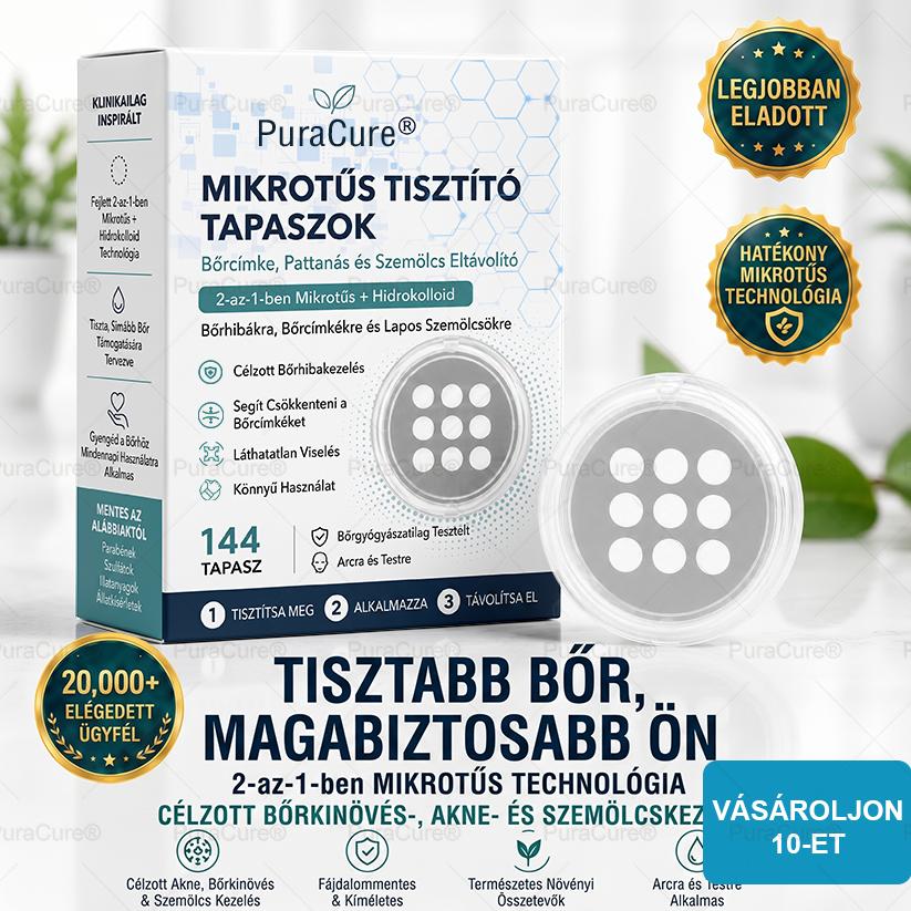✨ 2 az 1-ben mikrotűs és hidrokolloid tapasz🍀 | Kiálló anyajegyek, aknék, lapos szemölcsök és bőrnövedékek eltávolítására | Segít csökkenteni a ráncokat, hegeket és bőrhibákat | Láthatatlan tapasz az arcra és testre