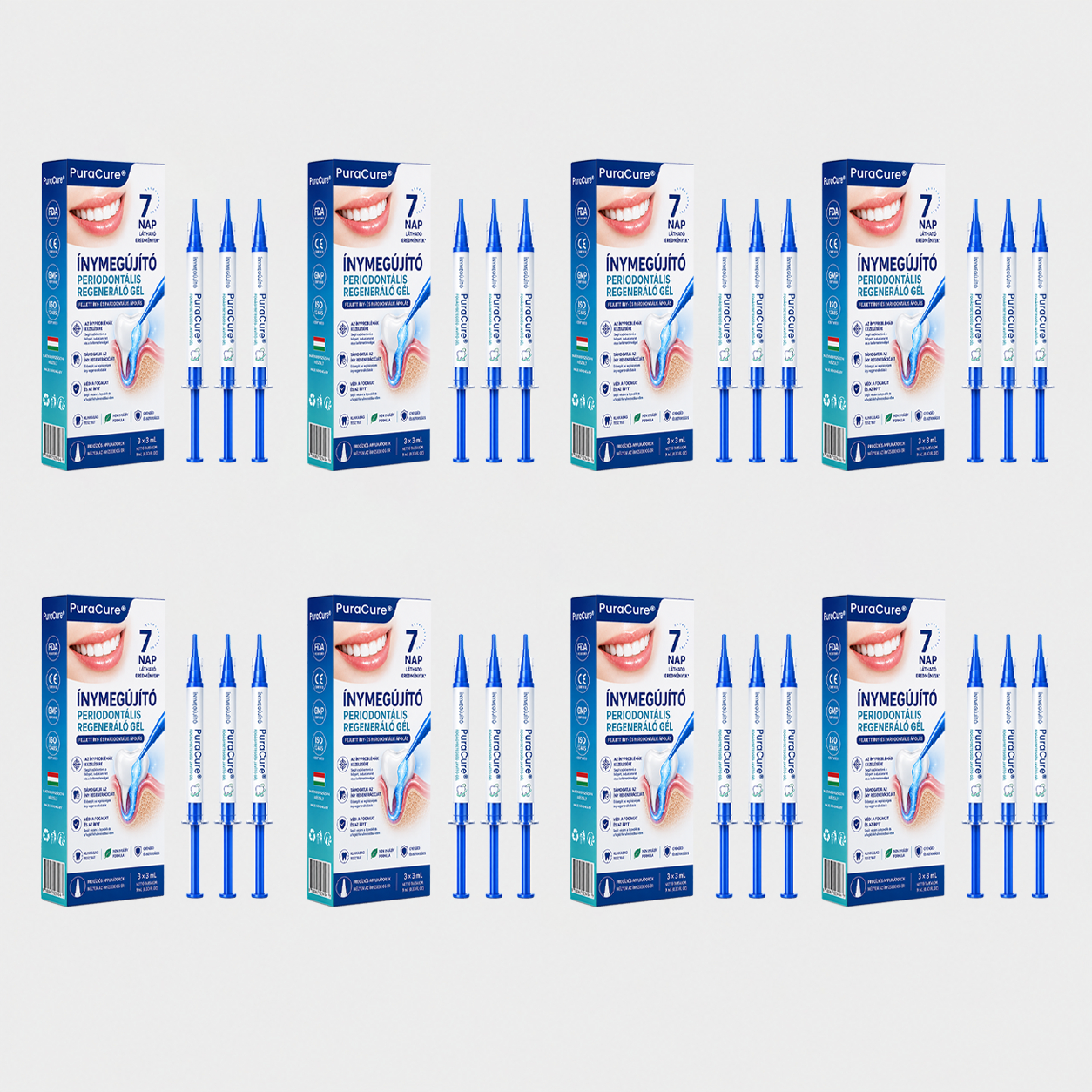 🇭🇺👨⚕️✅🦷 PuraCure® ÍNYMEGÚJÍTÓ – Parodontális helyreállító gél🧂