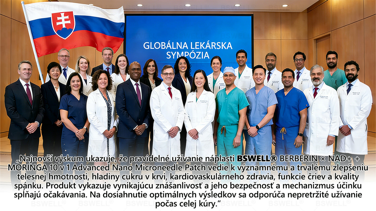 BSWELL® Nano mikronidla chudnúci náplasť (Rýchlo raz denne, viditeľné zmeny do 28 dní) ✅ Pre obezitu, kardiovaskulárne zdravie, cukrovku, spánkovú apnoe, zdravie kĺbov, problémy s kĺbmi a ďalšie