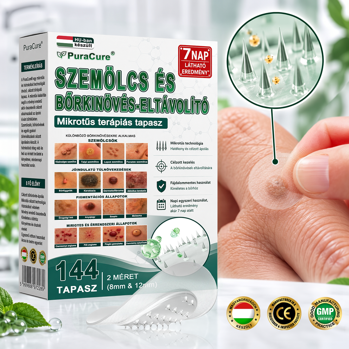 𝐏𝐮𝐫𝐚𝐂𝐮𝐫𝐞® 𝐌𝐈𝐊𝐑𝐎𝐓Ű𝐒 𝐁Ő𝐑𝐊𝐈𝐍Ö𝐕É𝐒-𝐄𝐋𝐓Á𝐕𝐎𝐋Í𝐓Ó 𝐓𝐀𝐏𝐀𝐒𝐙𝐎𝐊 —𝟕 𝐍𝐀𝐏𝐎𝐒 𝐂É𝐋𝐙𝐎𝐓𝐓 𝐄𝐋𝐓Á𝐕𝐎𝐋Í𝐓Á𝐒 𝐁Ő𝐑𝐍𝐘Ú𝐋𝐕Á𝐍𝐘𝐎𝐊, 𝐒𝐙𝐄𝐌Ö𝐋𝐂𝐒Ö𝐊 É𝐒 𝐊𝐈𝐄𝐌𝐄𝐋𝐊𝐄𝐃Ő 𝐁Ő𝐑𝐇𝐈𝐁Á𝐊 𝐄𝐋𝐋𝐄𝐍