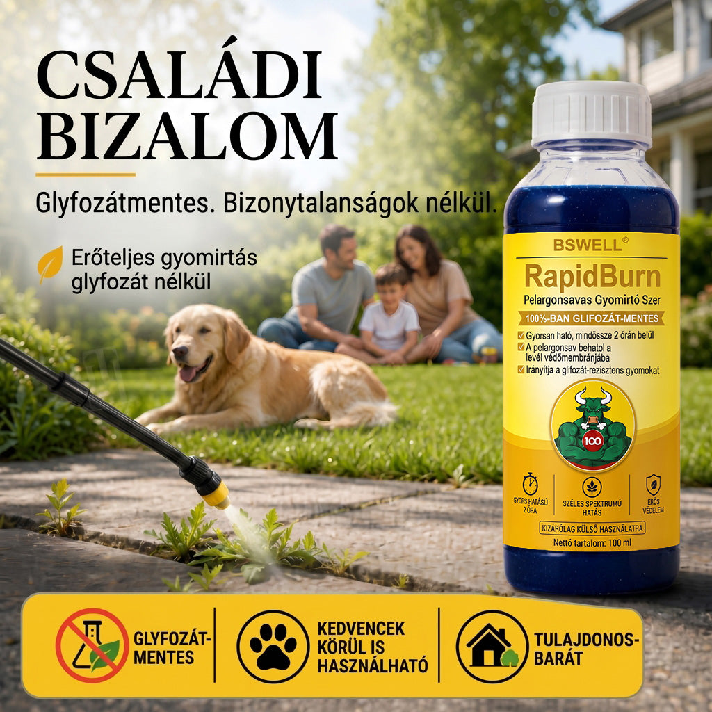 [Hivatalos Üzlet] BSWELL® RapidBurn Pelargonsav Gyomirtó Szer