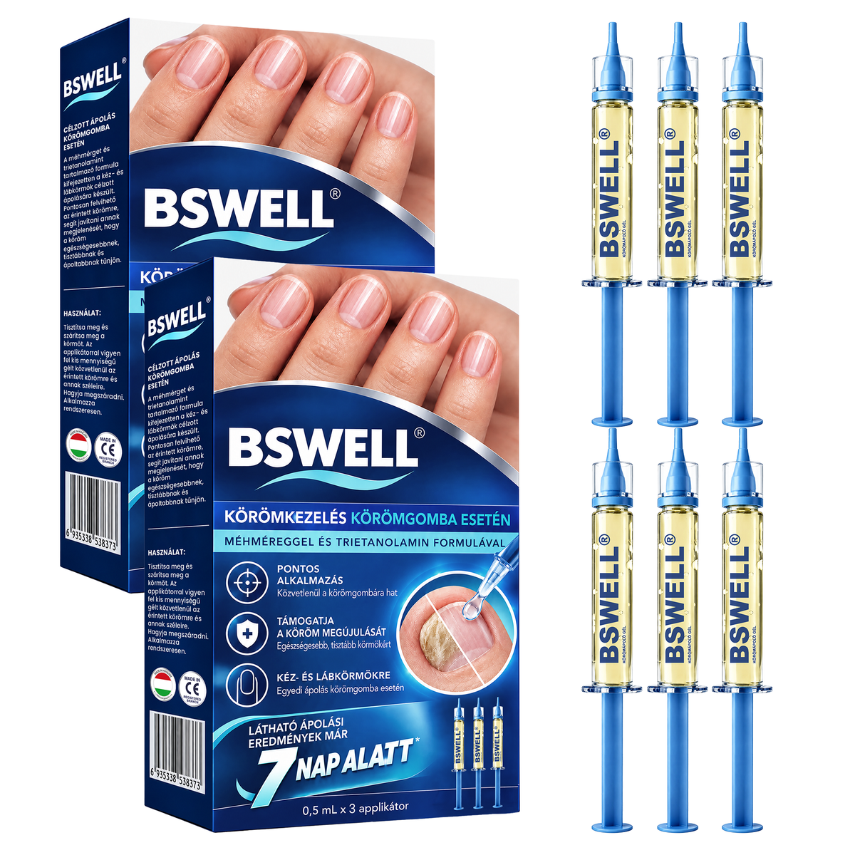 🩹🇭🇺 BSWELL® Gomba‑mentes méhméreg körömkezelés 💅🦶