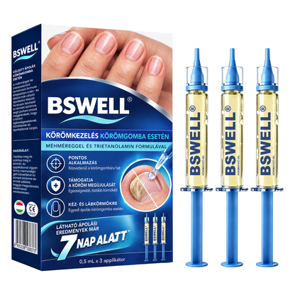 🩹🇭🇺 BSWELL® Gomba‑mentes méhméreg körömkezelés 💅🦶