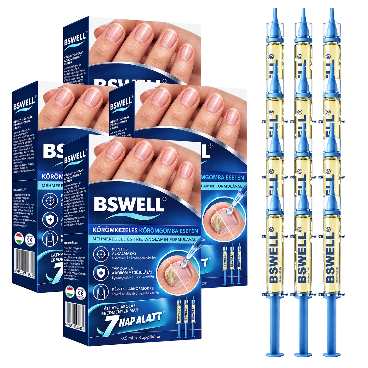 🩹🇭🇺 BSWELL® Gomba‑mentes méhméreg körömkezelés 💅🦶