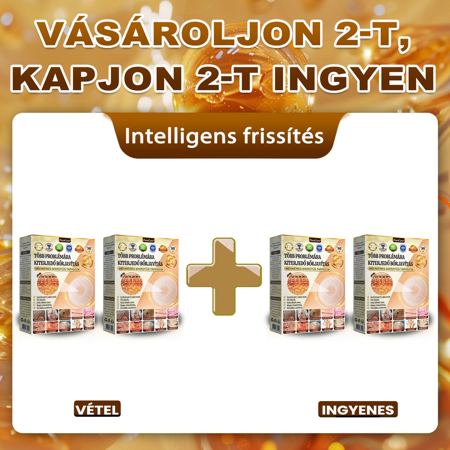 ✨PuraCure® TÖBBFÉLE BŐRPROBLÉMÁRA HATÓ MÉHMÉREG MIKROTŰS BŐRREGENERÁLÓ TAPASZOK