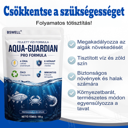 BSWELL® Aqua-Guardian Professzionális formula – Hatékony algamentesítés és kristálytiszta tó rövid idő alatt!