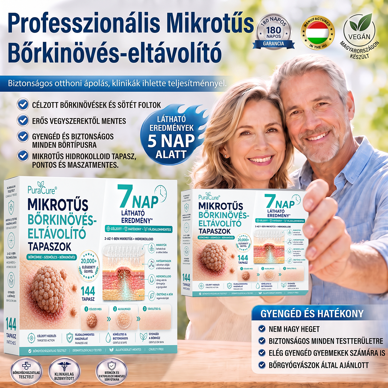 𝐏𝐮𝐫𝐚𝐂𝐮𝐫𝐞® 𝐌𝐈𝐊𝐑𝐎𝐓Ű𝐒 𝐁Ő𝐑𝐊𝐈𝐍Ö𝐕É𝐒-𝐄𝐋𝐓Á𝐕𝐎𝐋Í𝐓Ó 𝐓𝐀𝐏𝐀𝐒𝐙𝐎𝐊 —𝟕 𝐍𝐀𝐏𝐎𝐒 𝐂É𝐋𝐙𝐎𝐓𝐓 𝐄𝐋𝐓Á𝐕𝐎𝐋Í𝐓Á𝐒 𝐁Ő𝐑𝐍𝐘Ú𝐋𝐕Á𝐍𝐘𝐎𝐊, 𝐒𝐙𝐄𝐌Ö𝐋𝐂𝐒Ö𝐊 É𝐒 𝐊𝐈𝐄𝐌𝐄𝐋𝐊𝐄𝐃Ő 𝐁Ő𝐑𝐇𝐈𝐁Á𝐊 𝐄𝐋𝐋𝐄𝐍