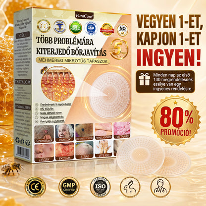 ✨PuraCure® TÖBBFÉLE BŐRPROBLÉMÁRA HATÓ MÉHMÉREG MIKROTŰS BŐRREGENERÁLÓ TAPASZOK