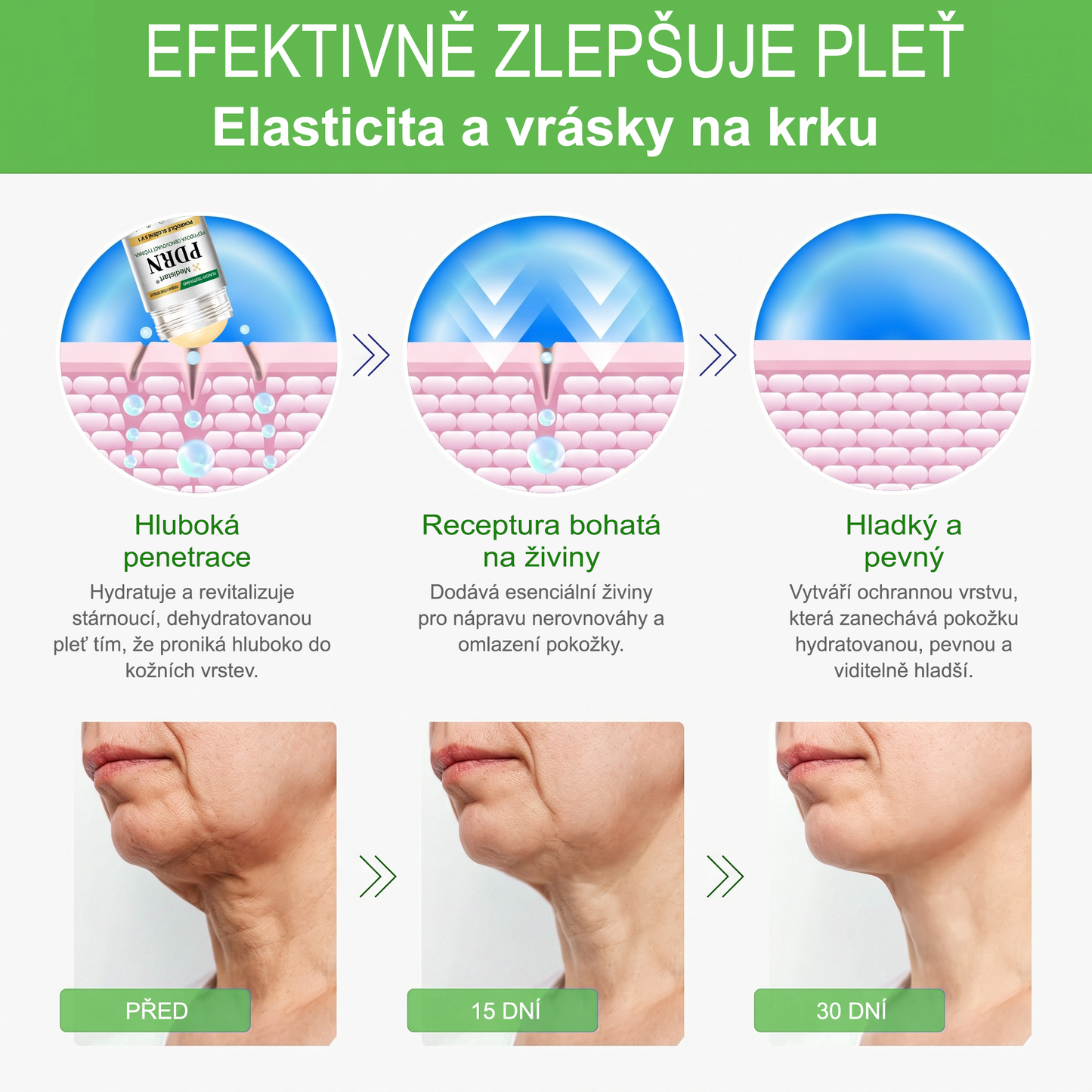 cz) Medistart® ☘️☘️ PDRN Tyčinka proti stárnutí pleti a pro cílenou obnovu skvrn （Pomáhá vyhlazovat vrásky, podporuje pevnější vzhled pleti a zlepšuje vzhled viditelných skvrn）
