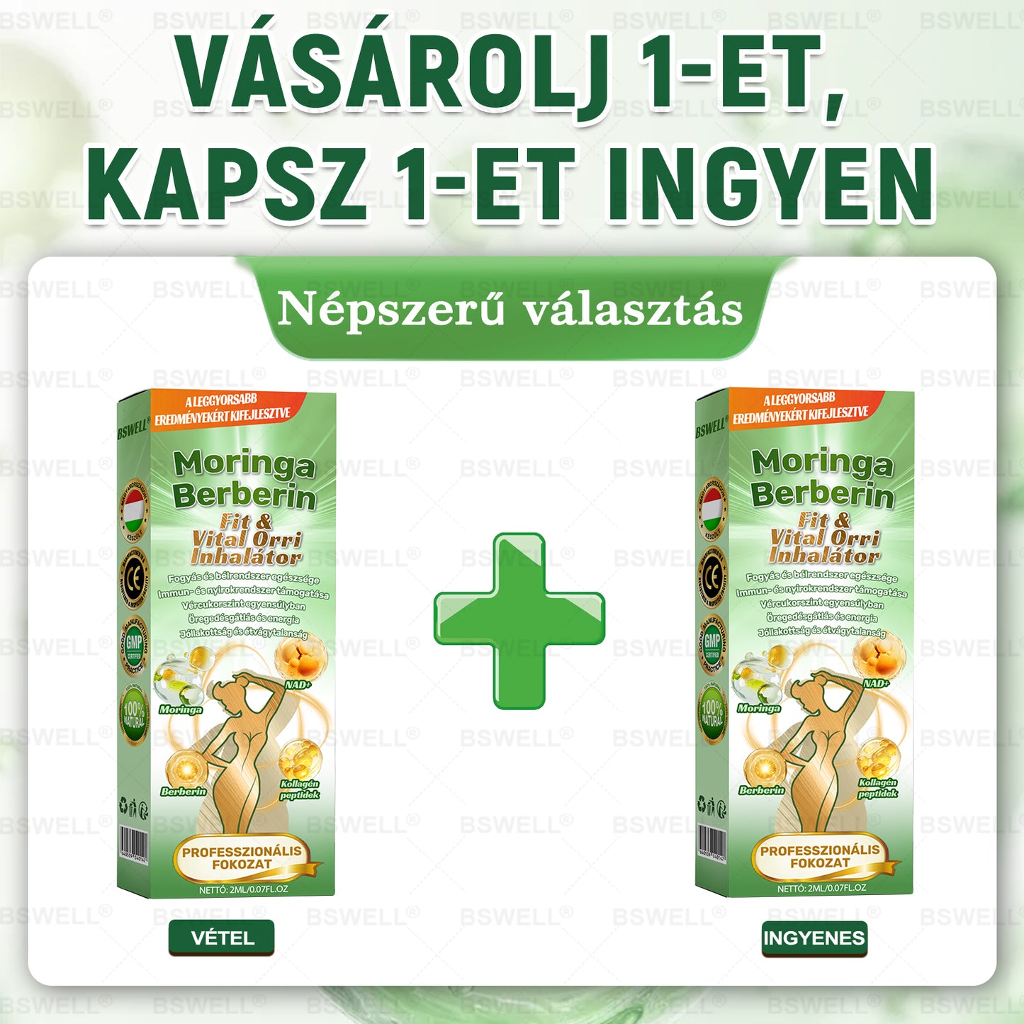 Hivatalos Bolt hu | 𝑩𝑺𝑾𝑬𝑳𝑳® Moringa x Berberine Fit & Vital Nasalis Inhalátor – (látható változások 7 napon belül) Berberine + Moringa Formula elhízás, laza bőr, cukorbetegség, alvási apnoe, ízületi problémák és mások számára