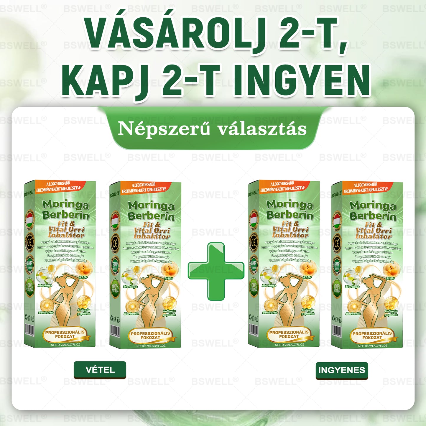 Hivatalos Bolt hu | 𝑩𝑺𝑾𝑬𝑳𝑳® Moringa x Berberine Fit & Vital Nasalis Inhalátor – (látható változások 7 napon belül) Berberine + Moringa Formula elhízás, laza bőr, cukorbetegség, alvási apnoe, ízületi problémák és mások számára