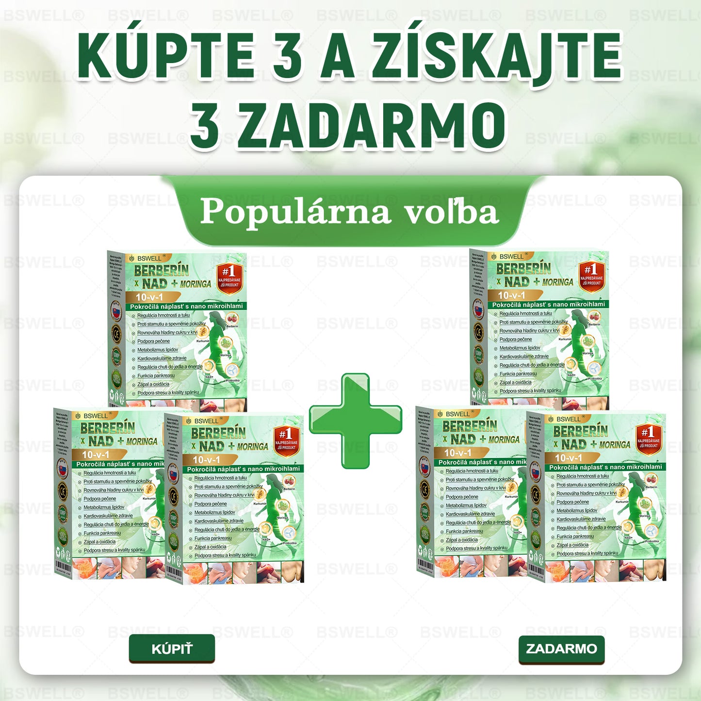 BSWELL® Nano mikronidla chudnúci náplasť (Rýchlo raz denne, viditeľné zmeny do 28 dní) ✅ Pre obezitu, kardiovaskulárne zdravie, cukrovku, spánkovú apnoe, zdravie kĺbov, problémy s kĺbmi a ďalšie