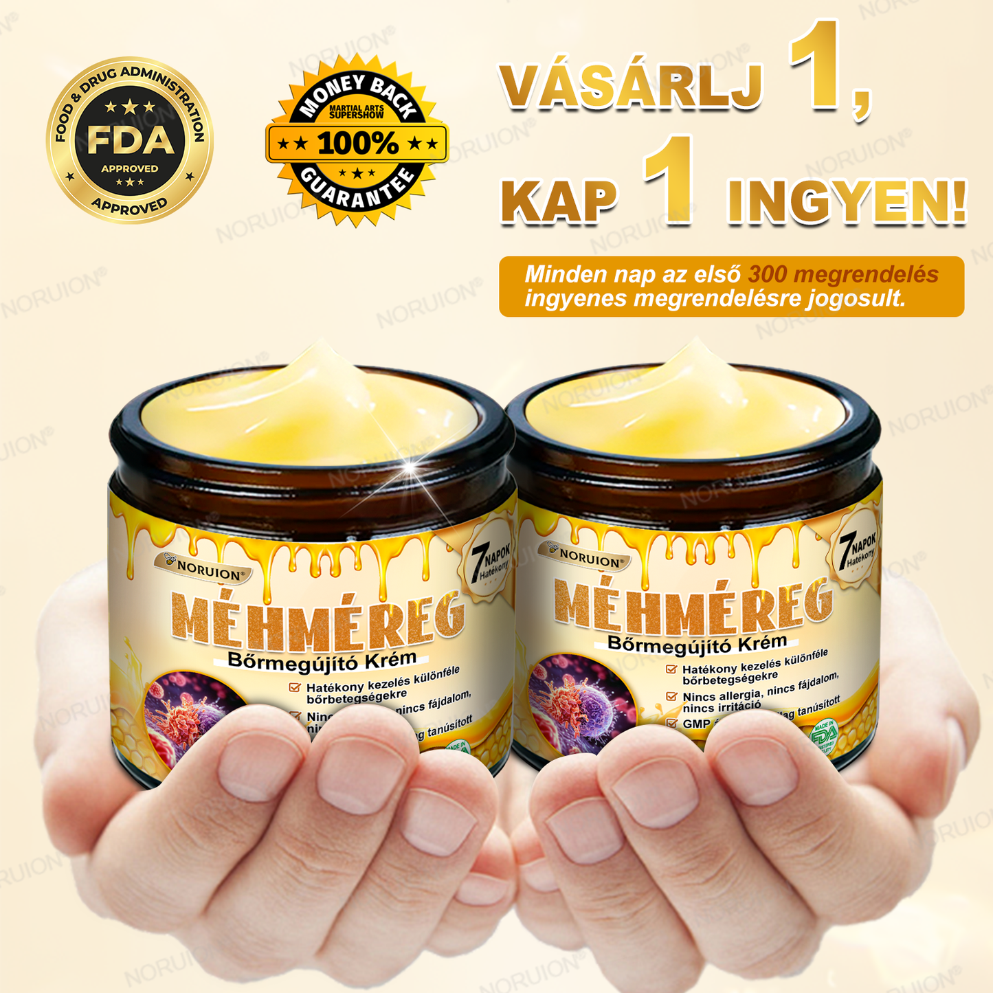 ✨FDA által jóváhagyva: 𝐍𝐎𝐑𝐔𝐈𝐎𝐍® 𝐌é𝐡𝐦é𝐫𝐞𝐠 𝐁ő𝐫𝐦𝐞𝐠ú𝐣í𝐭ó 𝐊𝐫é𝐦 — 🔥𝐊𝐨𝐫𝐥á𝐭𝐨𝐳𝐨𝐭𝐭 𝐢𝐝𝐞𝐢𝐠 𝟕𝟎% 𝐤𝐞𝐝𝐯𝐞𝐳𝐦é𝐧𝐲🔥