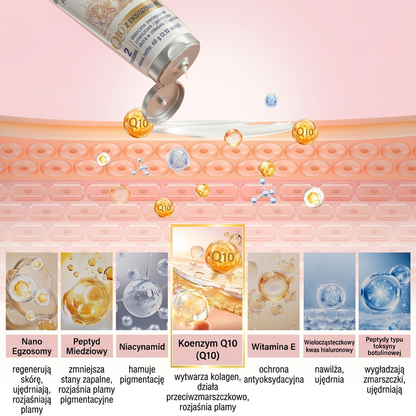 🔥 NORUION® Q10 x Roślinne Nano Egzosomy Zaawansowany krem przeciwzmarszczkowy