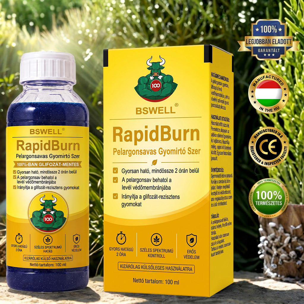 [Hivatalos Üzlet] BSWELL® RapidBurn Pelargonsav Gyomirtó Szer