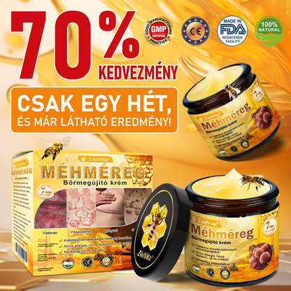 📦 Bőrgyógyász ajánlása ✨ ZödVita® Méhméreg Bőr Helyreállító Krém 🔥 Magyar fejlesztés, magyarországi gyártás és szállítás