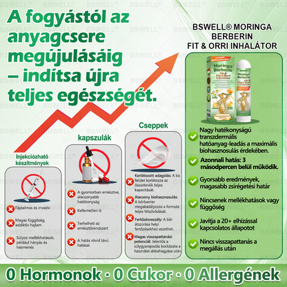 Hivatalos Bolt hu | 𝑩𝑺𝑾𝑬𝑳𝑳® Moringa x Berberine Fit & Vital Nasalis Inhalátor – (látható változások 7 napon belül) Berberine + Moringa Formula elhízás, laza bőr, cukorbetegség, alvási apnoe, ízületi problémák és mások számára
