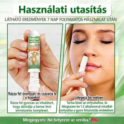 Hivatalos Bolt hu | 𝑩𝑺𝑾𝑬𝑳𝑳® Moringa x Berberine Fit & Vital Nasalis Inhalátor – (látható változások 7 napon belül) Berberine + Moringa Formula elhízás, laza bőr, cukorbetegség, alvási apnoe, ízületi problémák és mások számára