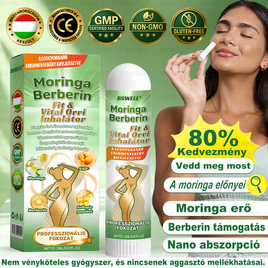 Hivatalos Bolt hu | 𝑩𝑺𝑾𝑬𝑳𝑳® Moringa x Berberine Fit & Vital Nasalis Inhalátor – (látható változások 7 napon belül) Berberine + Moringa Formula elhízás, laza bőr, cukorbetegség, alvási apnoe, ízületi problémák és mások számára